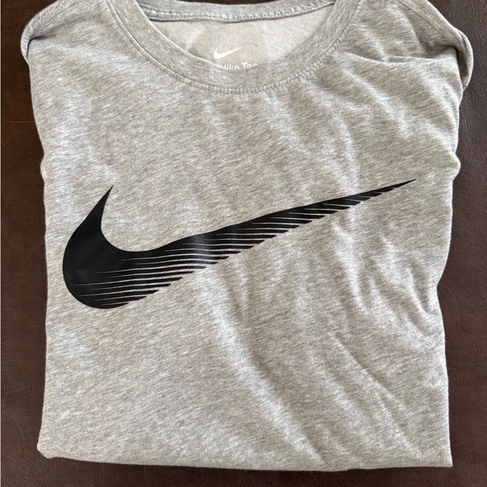 Nike Heather Gray Dri-FIT Tee